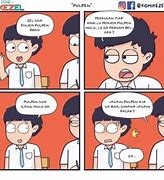 Gambar Komik Mudah 4 Kotak Tentang Pendidikan